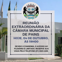 Acompanhe a reunião ordinária desta segunda-feira