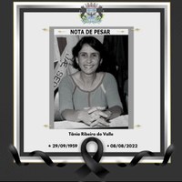 Nota de pesar: falecimento da ex-vereadora Tânia Ribeiro do Valle